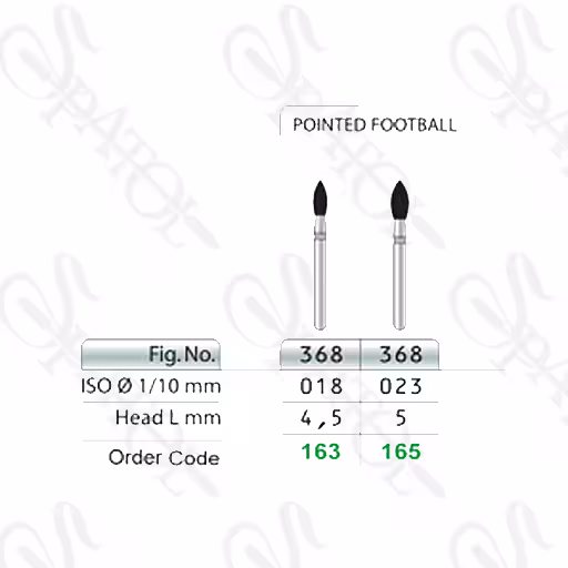 فرز الماسی توربین تراش 4.5 / 5 میل POINTED FOOTBALL 368 تیزکاوان TEESKAVAN