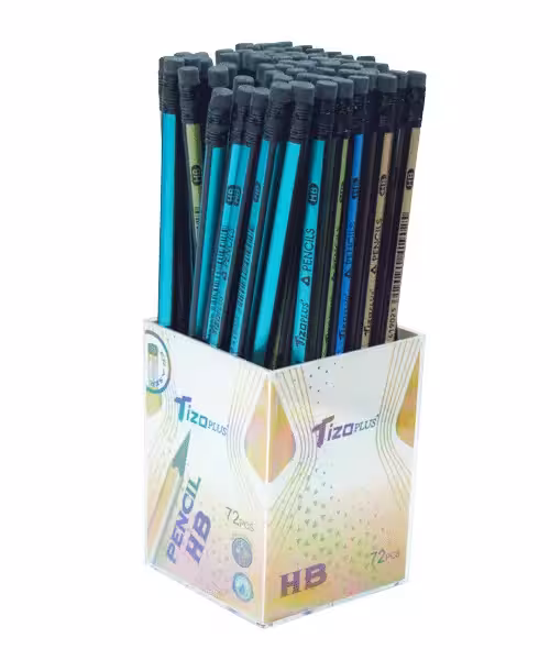 مدادمشکی تیزو  سه گوش خطدار پاکندار (72عددی)