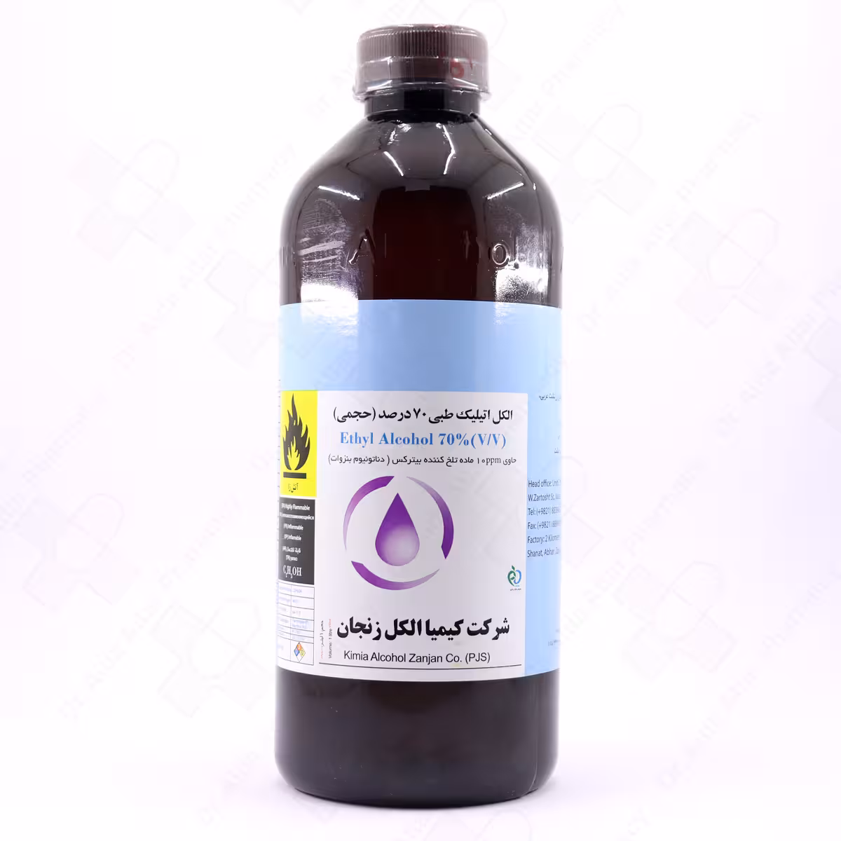 الکل اتیلیک طبی یک لیتری 96 درصد