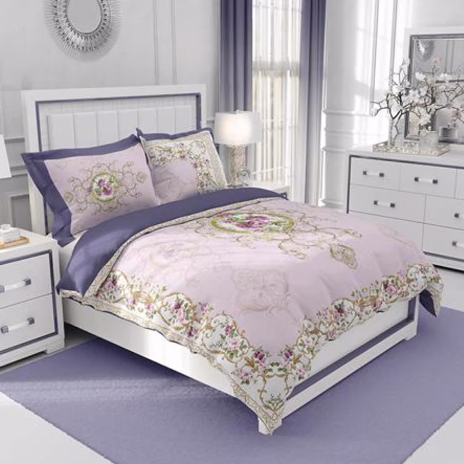 سرویس روتختی طرح‌دار چیداری مدل 2007