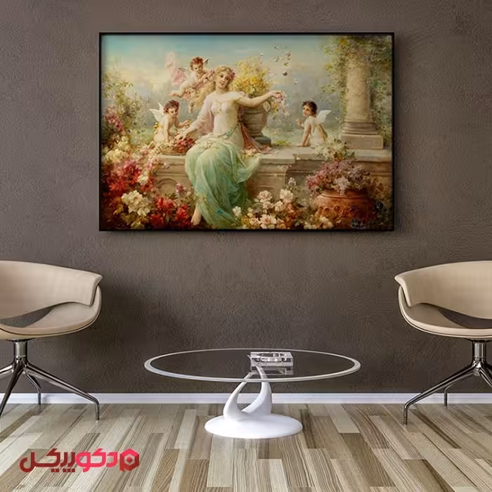 تابلو مخمل طرح کلاسیک P31