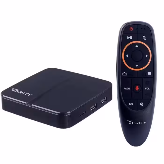 اندروید باکس Verity V-AB9113A 4K   ریموت کنترل