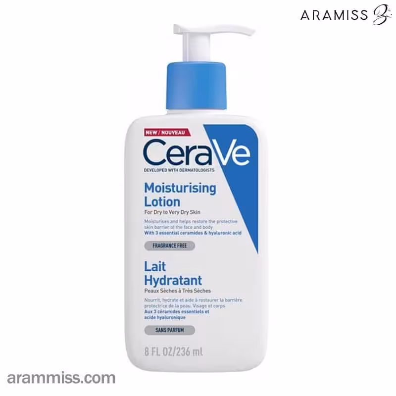 لوسیون مرطوب کننده پوست خشک و اگزمایی سراوی