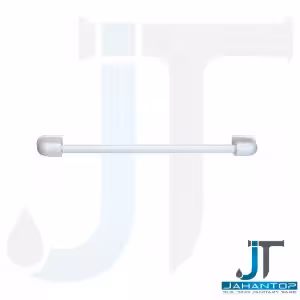 جا حوله میله ای سفید اطلس