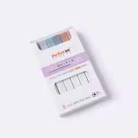 پک هایلایتر پاستلی 6 رنگ مکعبی (Zuixua)