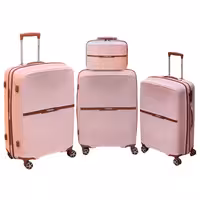 چمدان نشکن تیتان پلورا مدل TITANPLORA - TP6565 GO EXPERIENCE SERIES سری 4 عددی ( به همراه چمدان آرایشی هدیه )