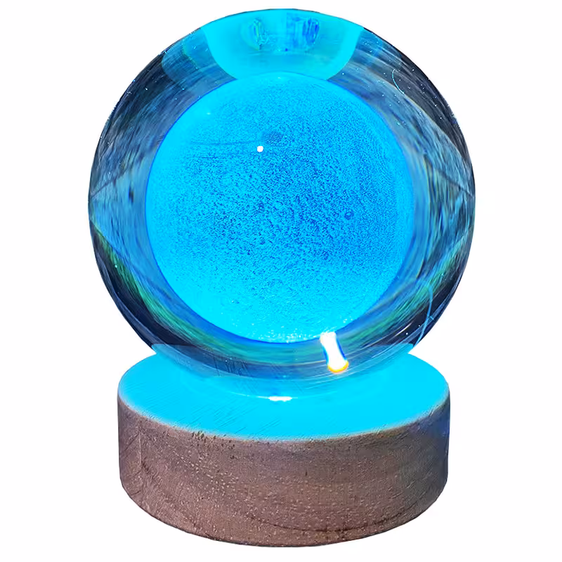 چراغ خواب مدل گوی کره ماه رنگی