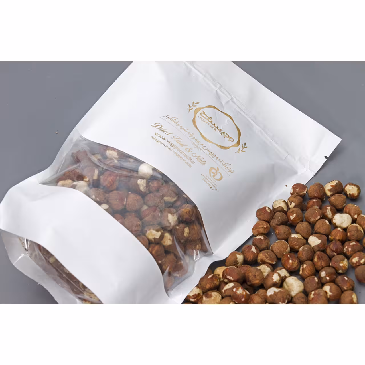 مغز فندق خام 1 کیلو وجیسنک