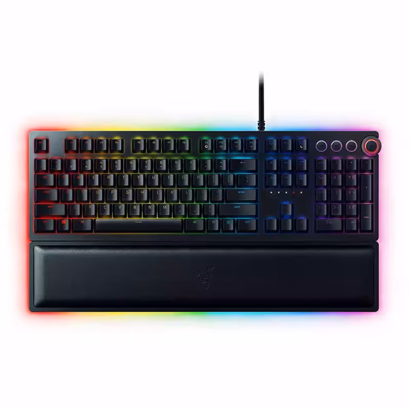 کیبورد گیمینگ ریزر Huntsman Elite Optical Purple Switch