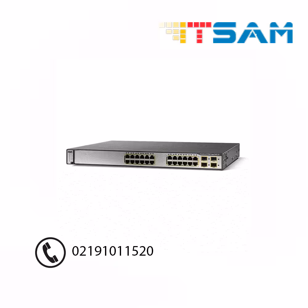 سوئیچ سیسکو مدل WS-C3750G-24PS-E