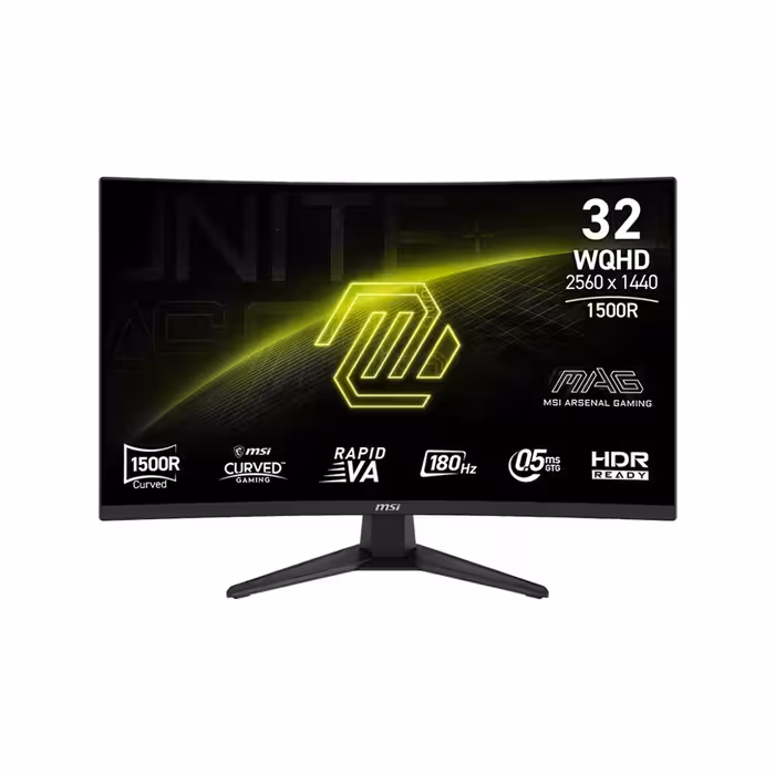مانیتور منحنی گیمینگ 31.5 اینچ ام اس آی مدل MAG 321CQF E18