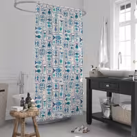 پرده حمام دلفین مدل jack-7812 سایز 180×200 سانتی متر