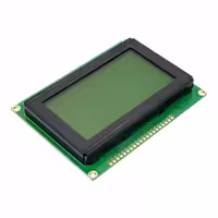 نمایشگر GLCD 64x128 گرافیکی بک لایت سبز با درایور KS108 فریم بزرگ