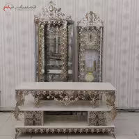 سرویس برنزی سه پارچه در طرح گل آفتابگردان با رنگ ثابت بدنه، دارای ضمانت