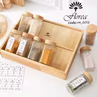 استند مکارتی 2 طبقه داخل کشویی چوبی رابروود فلوریا (Florea)