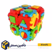 پازل کیوب بزرگ فرفره های رنگی