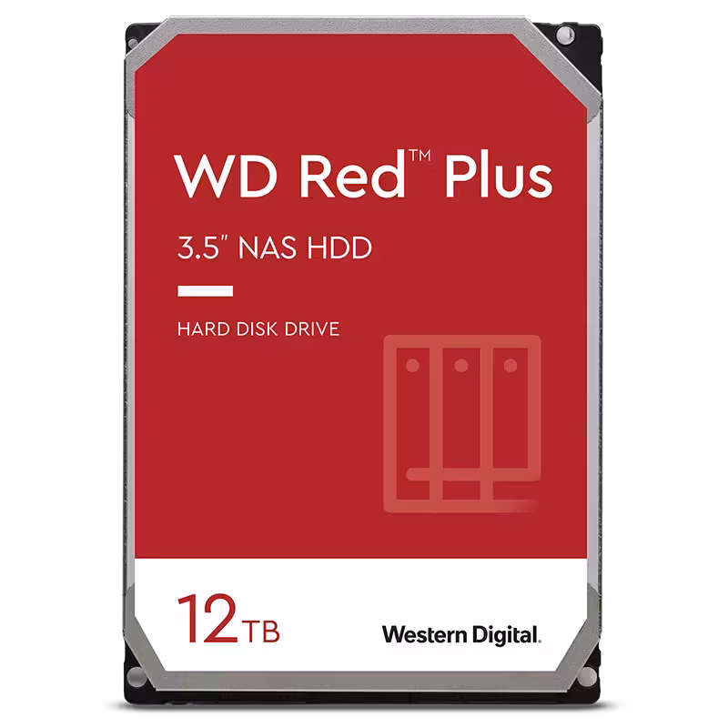 هارد اینترنال وسترن دیجیتال مدل Red Plus با ظرفیت 12 ترابایت | آی تی هوم