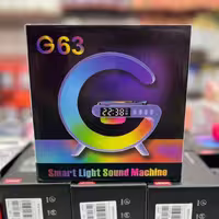 اسپیکر شارژر وایرلس چراغ خواب G مدل G63
