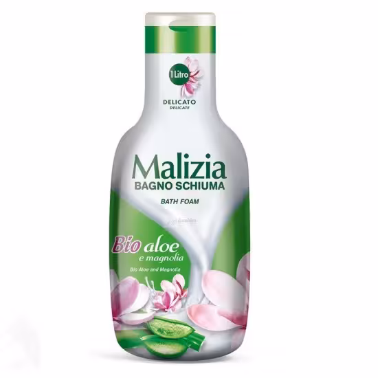 شامپو بدن مالزیا MALIZIA حاوی عصاره مگنولیا و آلوئه ورا حجم 1000 میل