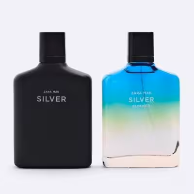 عطر مردانه زارا مدل سیلور و سیلور سامر حجم 200 میلی لیتر کد 1001