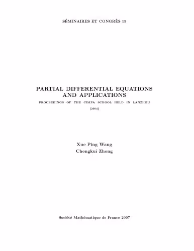 خرید و دانلود نسخه کامل کتاب Partial differential equations and applications : Proceeding of the Cimpa School held in Lanzhou (2004)