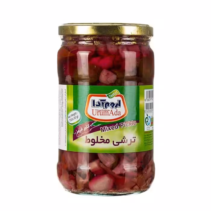 ترشی مخلوط اروم آدا 700 گرمی
