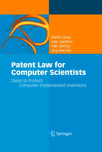 خرید و دانلود نسخه کامل کتاب Patent law for computer scientists: steps to protect computer-implemented inventions