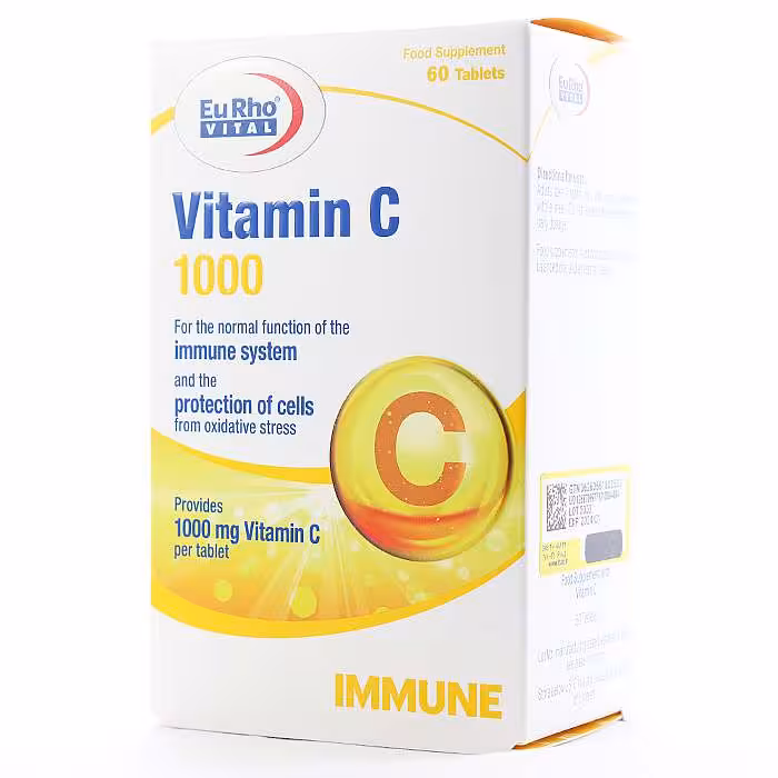 قرص ویتامین ث یوروویتال 1000 میلی گرمی 60 عددی