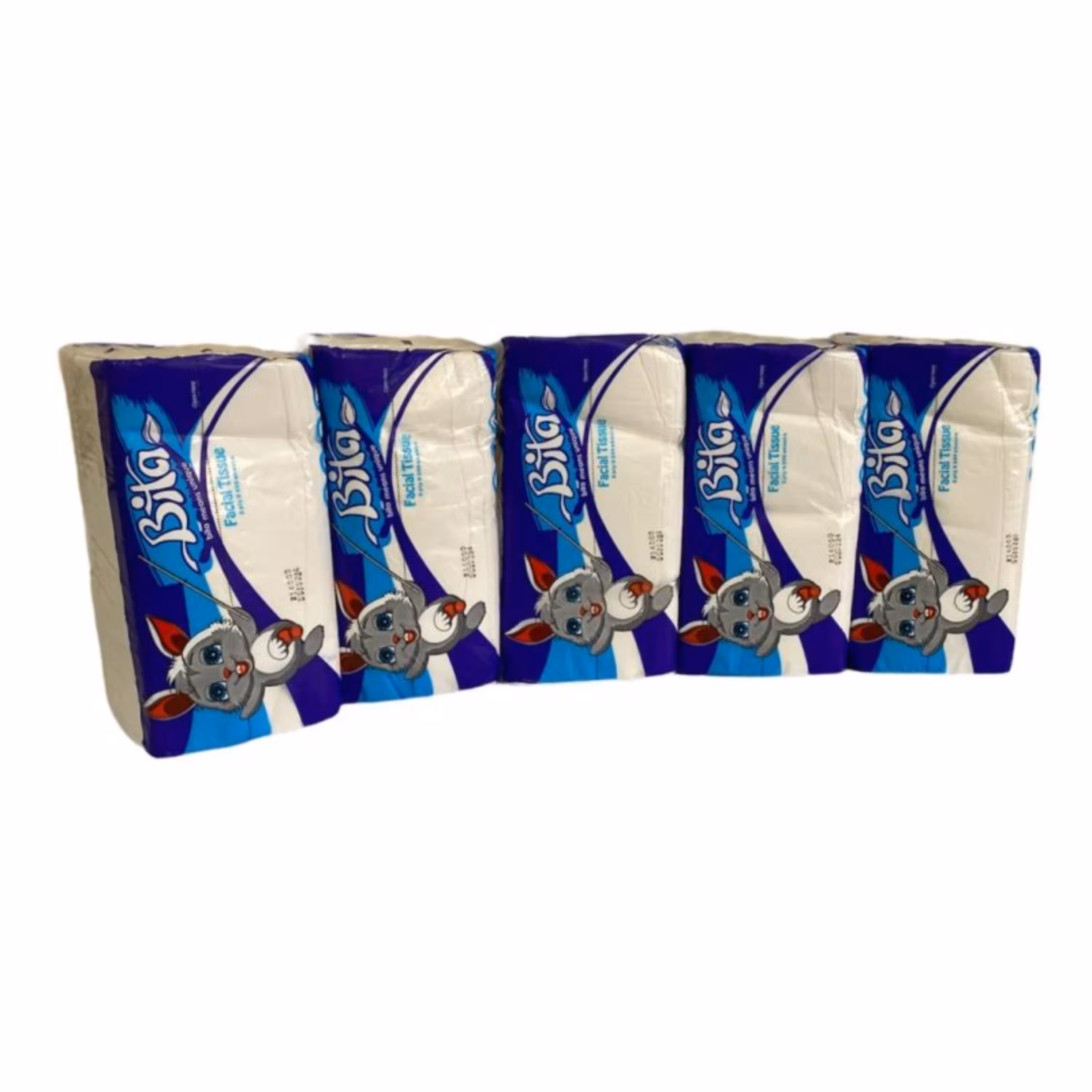 دستمال کاغذی 250 برگ بی تا بسته 5 عددی