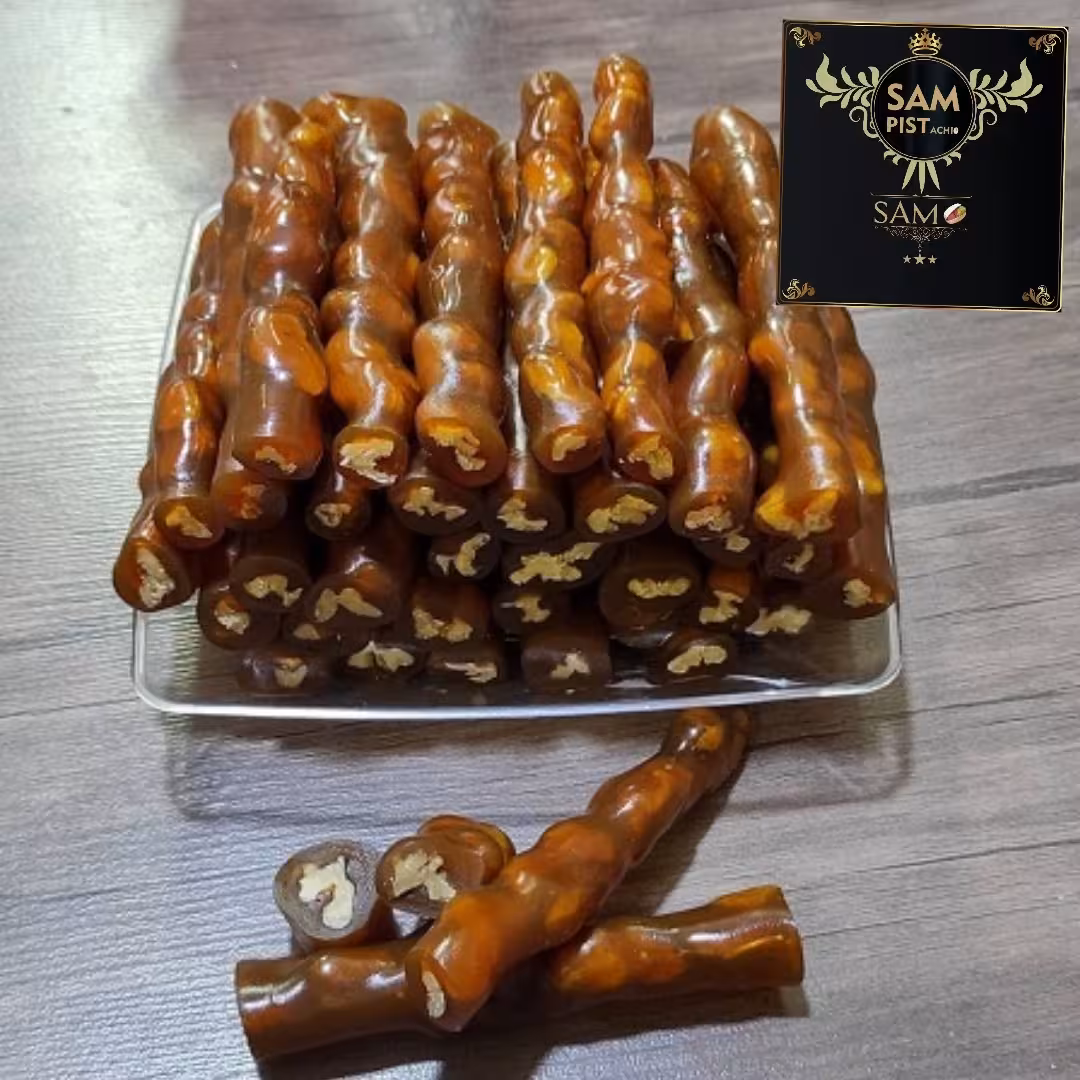 باسلوق گردویی شیره انگور بدون قند سوپر ممتاز سوغات ساوه نیم کیلویی 200