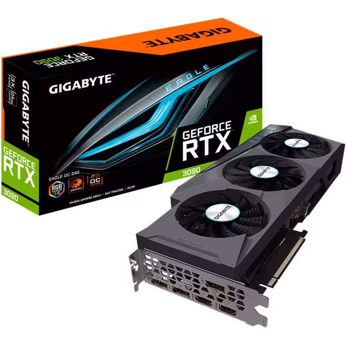 کارت گرافیک گیگابایت GeForce RTX 3090 EAGLE OC 24G
