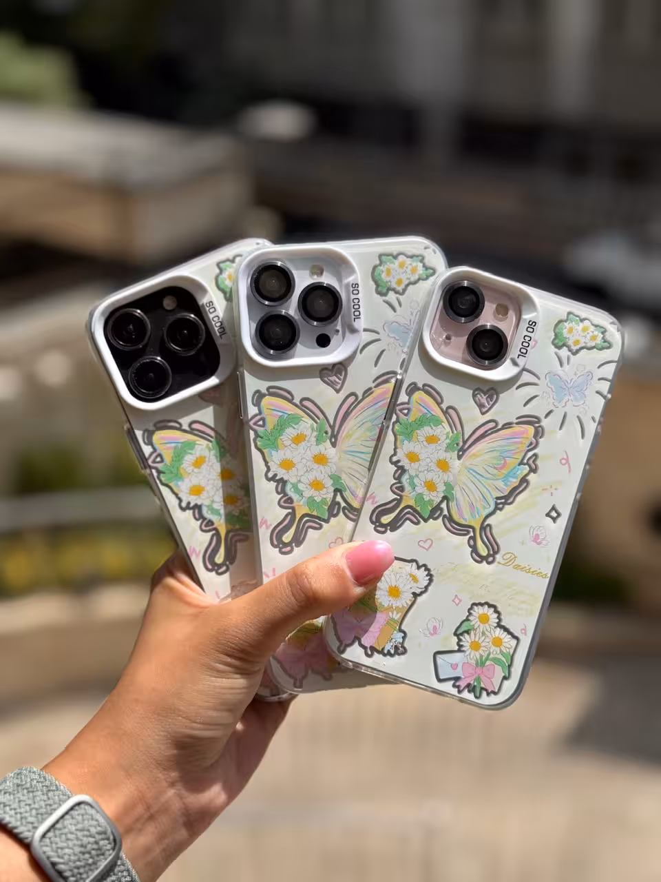 قاب شمع گل پروانه