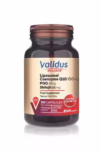 کپسول لیپوزومال Coenzyme Q10 Pqq Shilajit برند Validus - بسته 30 عددی