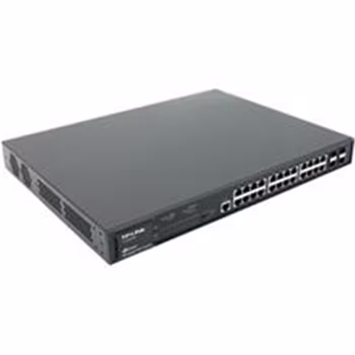 سوییچ مدیریتی گیگابیتی 24 پورت PoE Plus تی پی-لینک به همراه 4 پورت Combo SFP مدل TL-SG3424P
