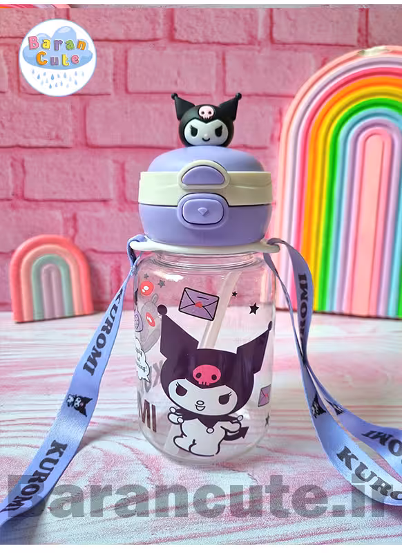 قمقمه فانتزی وارداتی دو حالته عروسکی طرح کورومی