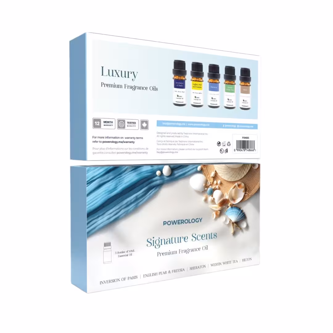 ست روغن خوشبوکننده پاورولوژی مدل Premium با رایحه‌های هتلی
