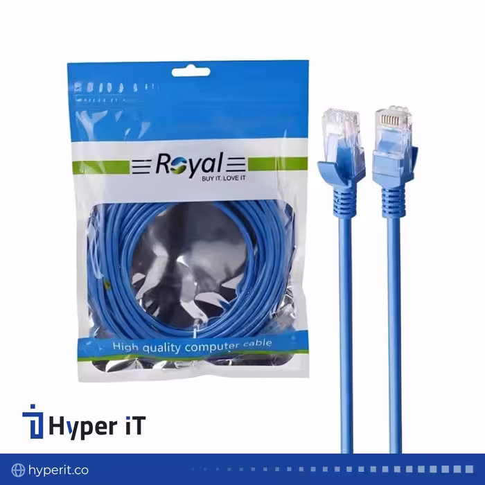 کابل شبکه CAT5 رویال به طول 3 متر
