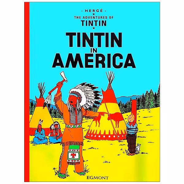 کتاب Tintin In America