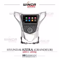 مانیتور فابریک اندروید هیوندای آزرا گرنجور (2011 تا 2016) ولوم دار