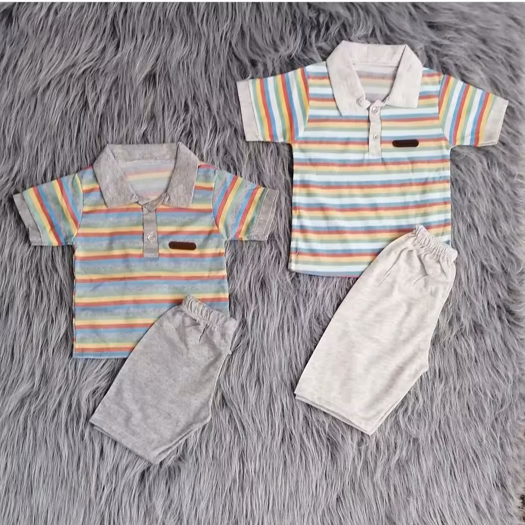 تیشرت شلوارک پسرانه جنس رینگر  اعلا از سایز 35 تا 50 