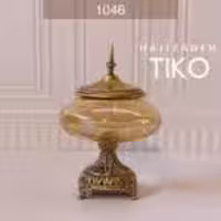 TIKO تیکو  شکلات خوری تراش پایه انتیک  1046