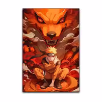 تابلو شاسی گوفی مدل انیمه ناروتو طرح NarutoFox کد QW14 | دنیای قاب