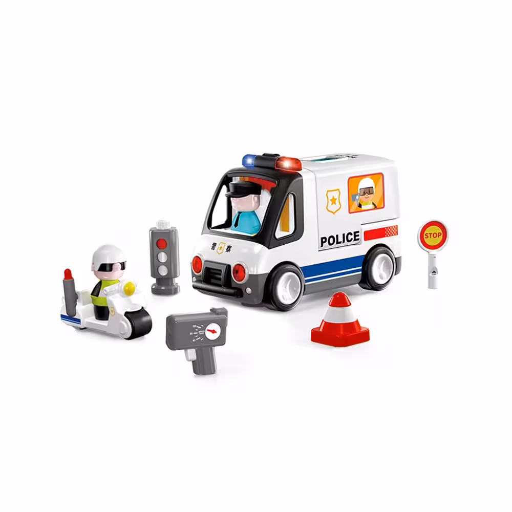 ماشین پلیس آموزشی هولی تویز huile toys کد HE9985