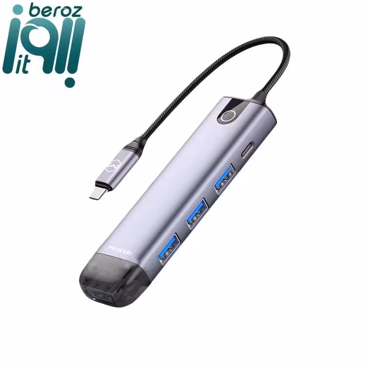 هاب 5 پورت USB-C مک دودو مدل HU-7750 «اورجینال – ارسال 1 ساعت»