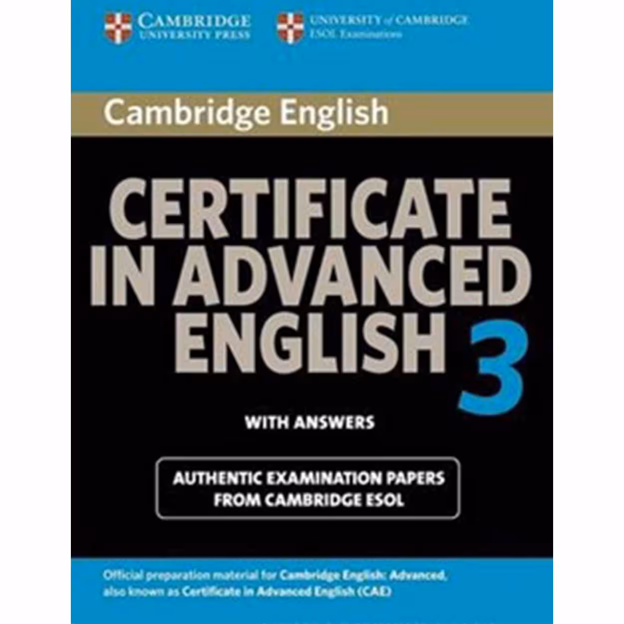 کتاب Cambridge Certificate in Advanced English 3