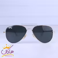 عینک آفتابی ری بن مردانه شیشه مشکی خلبانی RB 3025F/3