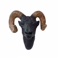 مجسمه دیوری طرح سر قوچ کد 160