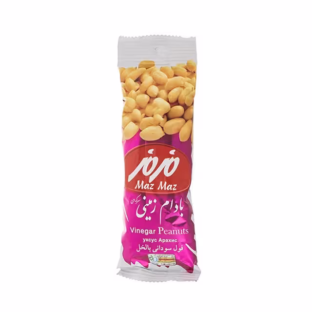 بادام زمینی سرکه ای مزمز 40 گرمی