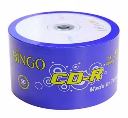 سی دی خام بینگو مدل CD-R بسته 50 عددی