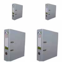 زونکنA4 سلفونی لبه فلزی تیگل دار طوسی ( بسته 4 عددی)